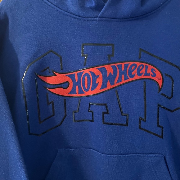 GAP x Hot Wheels Toddler Hoodie in Blue - Picture 2 of 4